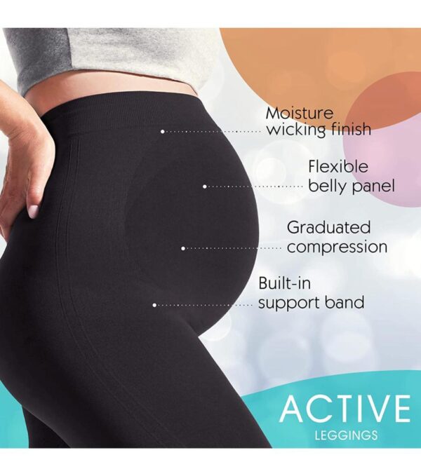 SEAMLESS LEGGINGS (SIN COSTURAS) NEGRO - Imagen 4