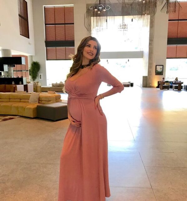 VESTIDO SUZETE  MAXI - PALO ROSA - Imagen 2