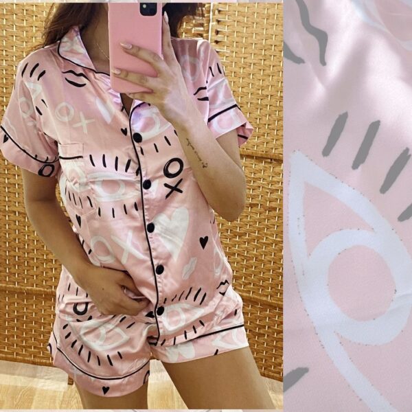 PIJAMA DE LACTANCIA BOTONES - TIC TAC TOE
