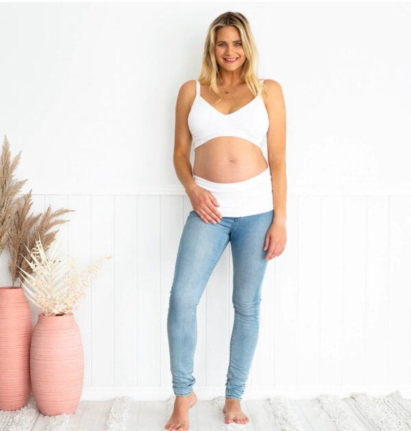 BANDA MATERNAL O FLAWLESS BELLY  - BLANCO - Imagen 3
